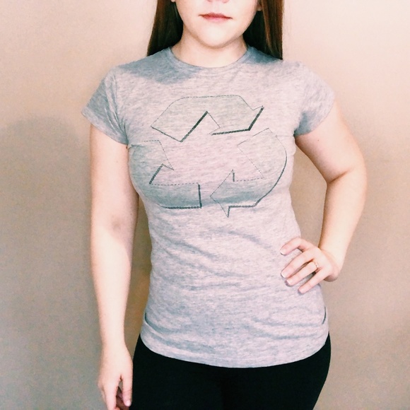 LOL Vintage Short-Sleeve Recycling Logo T-Shirt - Picture 1 of 5